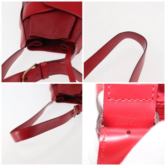 LOUIS VUITTON Epi Sac Depaule GM Shoulder Bag Red M80197 LV Auth 144021 - Picture 16 of 16